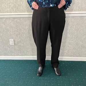 NEW Classic Black Straight Leg Dress Pants Reitmans 20P